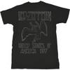 Led Zeppelin Unisex Adult USA 77 T-Shirt