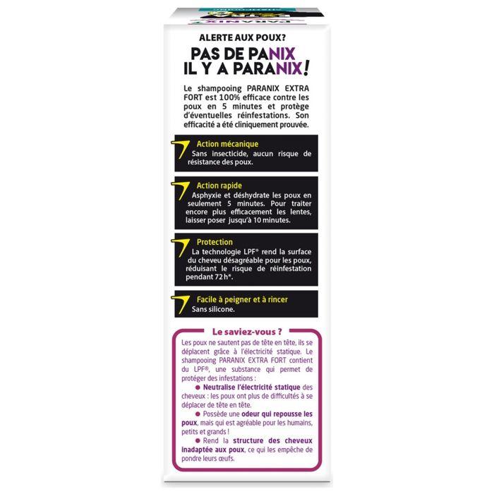 Paranix Extra Fort Shampooing Anti-Poux Et Lentes 200ml + Peigne