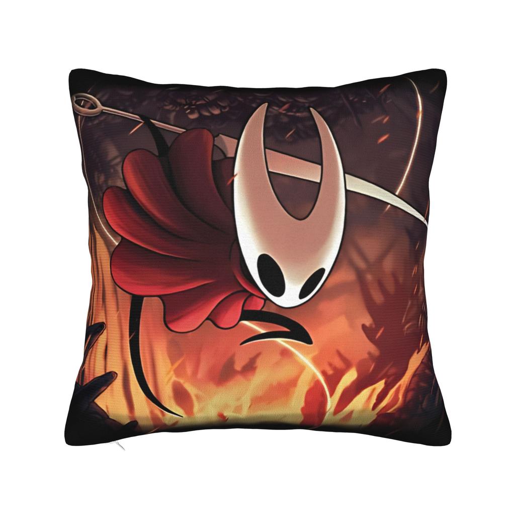 Чехлы на квадратные подушки Hollow Knight Полиэстер Автомобильный Чехол для подушки Экшен-приключение Креативный Декор Чехол для подушки 4545