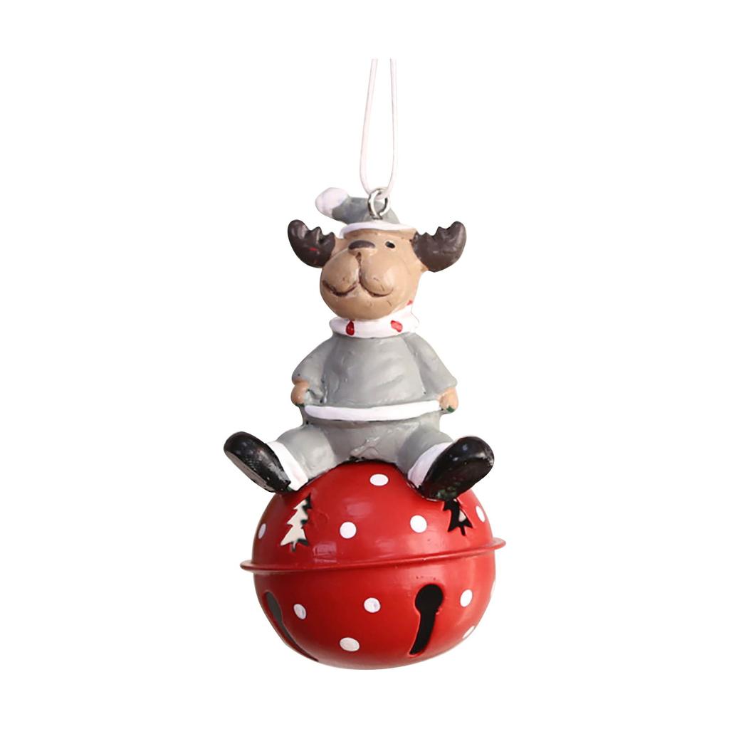 Железные рождественские подвески Санта-Клаус Снеговик Металлические подвески Реквизит Украшения для рождественской елки Украшения