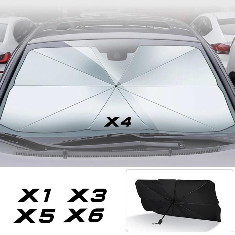 pzkem4 Car Insulation Sunshade Umbrella for BMW X1 X2 X3 X4 X5 X6 X7 G01 F10 F15 F49 F30 F85 G05 G08 F25 E84 E83 E71 E70 Car Accessorie