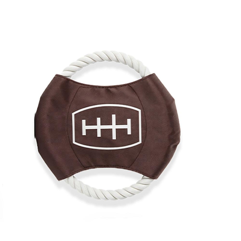 Resistant Chew Flying Saucer Dog Toy Bite-Resistant Safe Soft Puppy Chew Toy Rugby Football Basketball Teeth Grinding