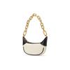 Charles & Keith Small CK Shiny Chunky Chain Versatile PU Handbag Women handbags Multi Pumpkin Cream CK2-20270927