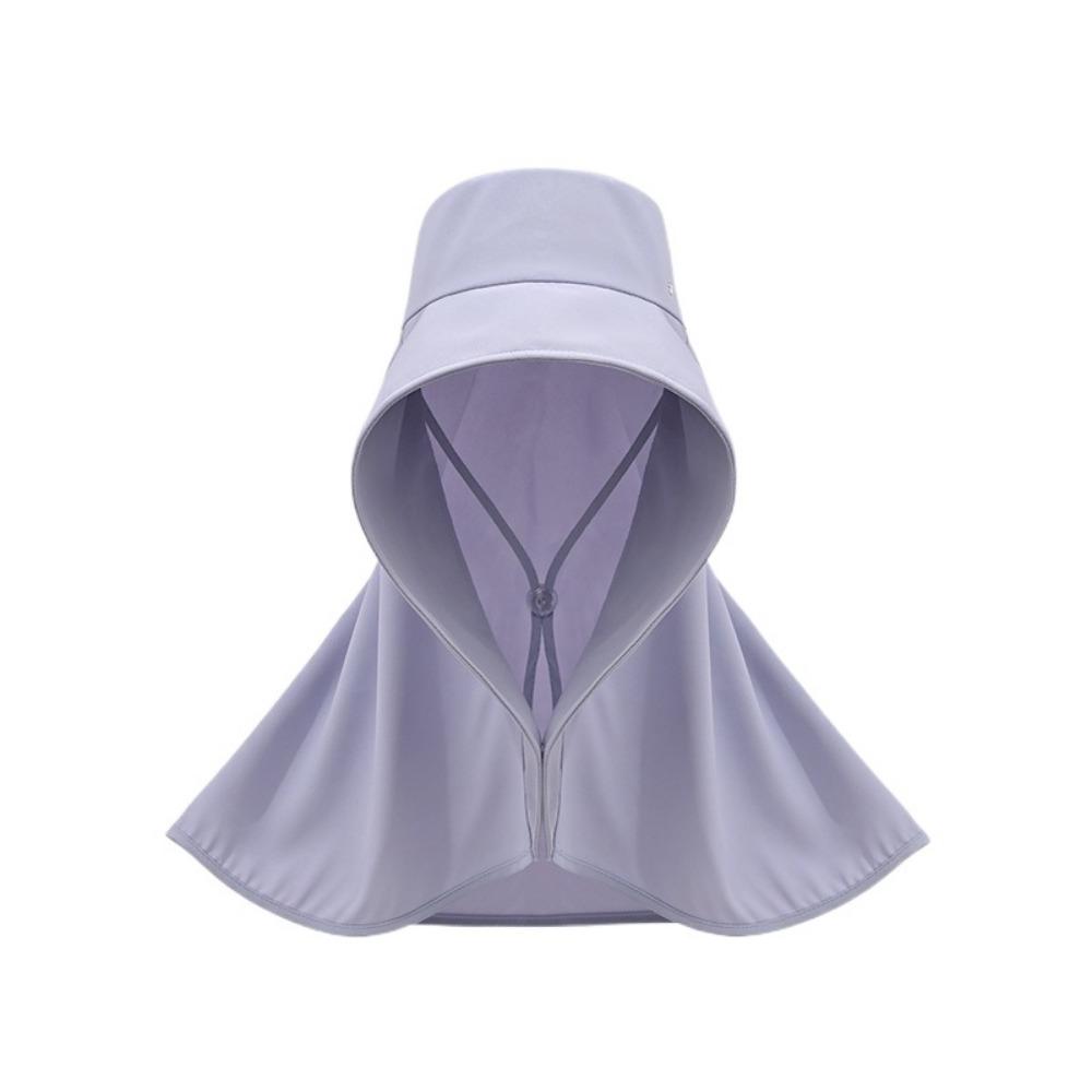 Solid Color Outdoor Beach Hat Breathable Sun Protection Cap Wide Brim Sunhat  Outdoor Activities