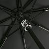 Зонт Katana, автоматический 3-кратный зонт для мужчин, японский зонт с 8 костями, черный, серебристый, с металлической ручкой, уличные зонты от солнца и дождя, УФ-зонты