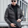 Куртка-пуховик из натуральной кожи для людей среднего возраста с белым утиным пухом, теплая куртка для папы с отворотом из натуральной овчины