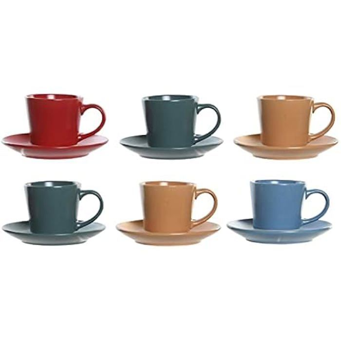 DKD Home Decor Набор чашек с блюдцами, Стандартный