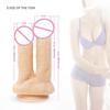 Realistic Double Ended Dildo Dual Sided Headed Penetration Simulated Penile Sucker Sex Toy For Woman
