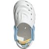 adidas Maxxclog K Белые Прозрачные Небесно-оранжевого оттенка Детские Кроссовки Основной Белый JR0099