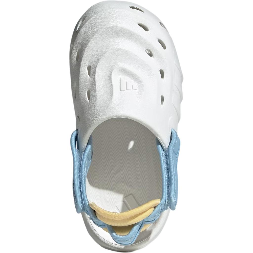 adidas Maxxclog K Белые Прозрачные Небесно-оранжевого оттенка Детские Кроссовки Основной Белый JR0099