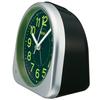 Seiko Clock Будильник настольные часы аналоговые видимые ночью серебристый металлик 113 x 116 x 66 мм KR525S