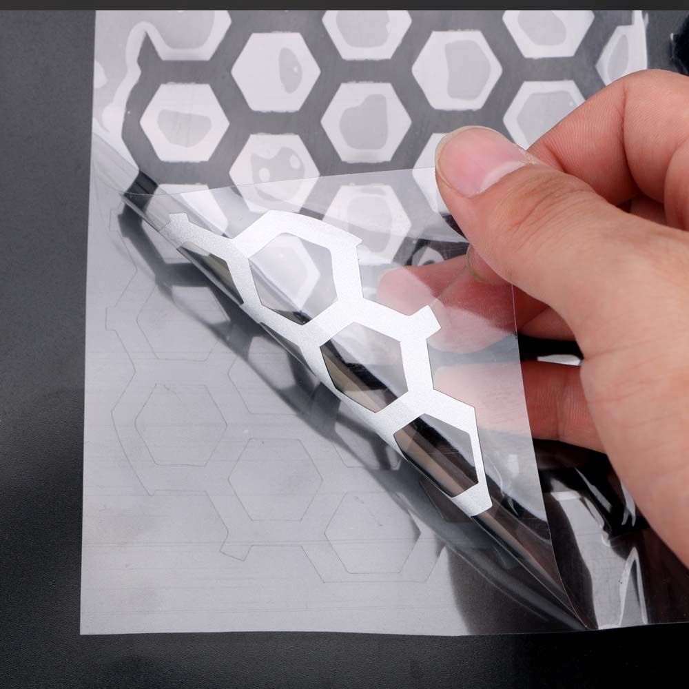Light Decoration Car Sticker Car Exterior Accessories Honeycomb Car Stickers Taillight Decorative