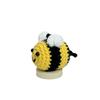 Kawaii Crochet Little Desk Ornament Home Room Decoration Handmade Woven Positive Bee Birthday Gifts for Children Kindergarten
