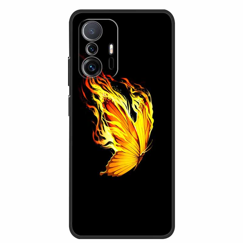 Чехол для Xiaomi 11T Pro Животные Защитный Мягкий Силиконовый Чехол для Телефона для Xiaomi Mi 11T Pro 5G Ударопрочный Mi11T Волк Чехол