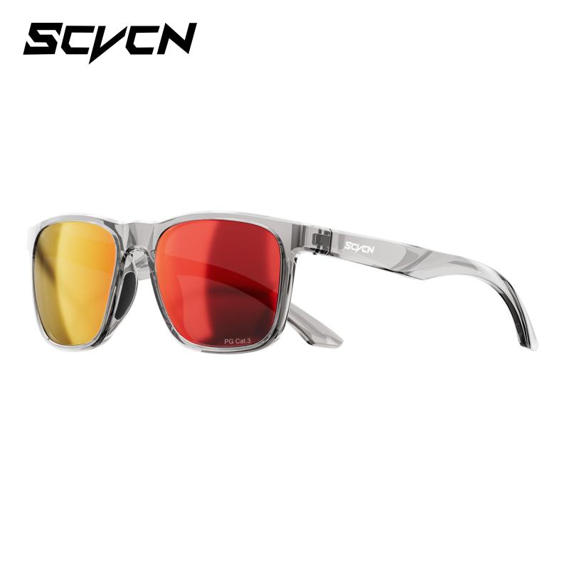 SCVCN Polarized Sunglasses Baseball Cycling Glasses UV400 Bike MTB Dark Glasses Sports Eyewear Bicycle Outdoor Cycling Equipment 7