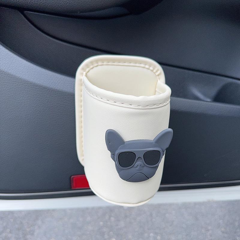 Car Seat & Door Cup Holder: Fixed Backrest Storage & Side-Mounted Drink Holder