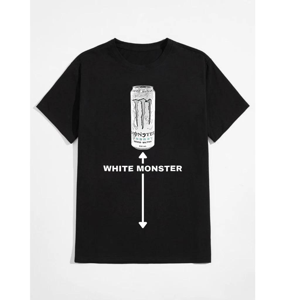 **Funny White Monster Joke Men’s T-Shirt – Friends Style Tee**