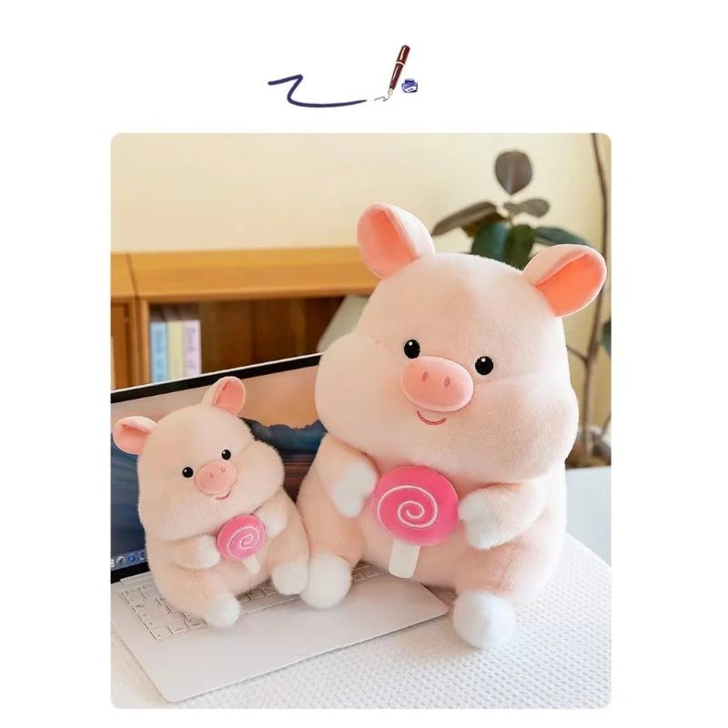 Высококачественная плюшевая игрушка в виде свиньи 27 38 см, симпатичная мягкая игрушка в стиле аниме, идеальный подарок на Рождество и День благодарения