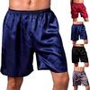 Mens Boxers Nightwear Shorts Pants Pyjamas Sleepwear Satin Silk Underwear Casual Comfortable