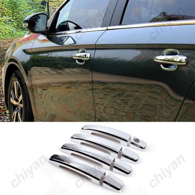 8 шт. Хромированные накладки на панель дверной ручки для Chevrolet Captiva Cruze Trax Spark