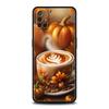 Phone Case For Oneplus 13R 13 12 10T 11 R10 Nord N100 N200 N10 9 9R CE 2 3 Z Pro Lite 5G Soft TPU Pumpkin Autumn Leaves Coffee