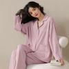 Women's Cotton Pajamas: Loose Fit Long Sleeve, Spring/Autumn Thin Style, Wear Indoors or Out