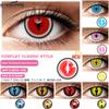 Color Contact Lenses For Eyes 2pcs Anime Cosplay Colored Lenses RED Halloween Lenses Contact Lens Beauty Makeup