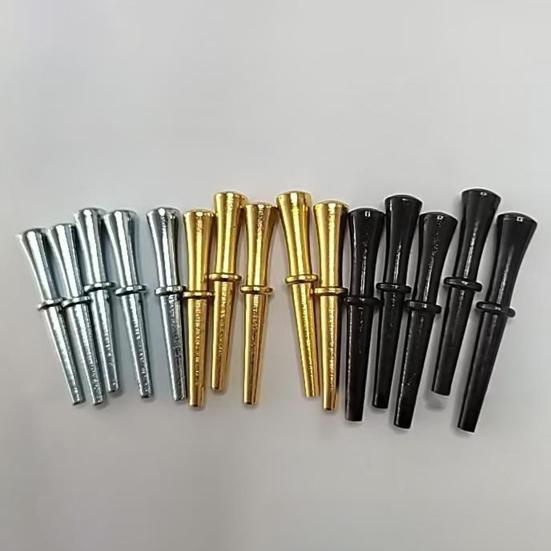 24 шт./набор Металлические колышки для криббидж-доски Подходят для отверстий 1/8 дюйма 3 цвета Табло для криббиджа Заостренные колышки для подсчета очков Аксессуары для игры в криббидж