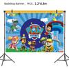 PAW Patrol Birthday Party Decoration New Version Balloon Set Disposable Tableware Kid Event Supplies Banner Backdrop Gift