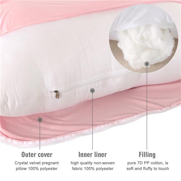 Pregnancy Pillow Sleeping Support Pillow For Pregnant Women J Shape Maternity Pillows Full Body Giant Maternity Pillow Waist Support
