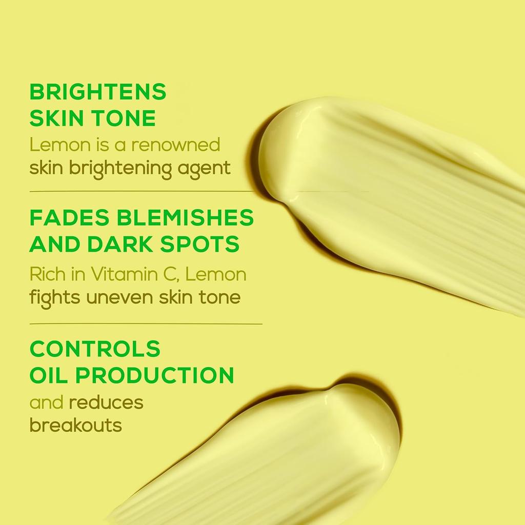 JOY Skin Fruits Lemon Brightening Face Wash 100ml Pack of 1 with Vitamin C for Glowing and Smooth Skin