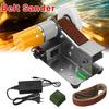 Mini Electric Belt Sander DIY Polishing Grinding Machine 15Degree Angle Sharpening Machine Blade Desktop Cutter Edges