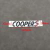 3D ABS Черный Логотип Cooper S Буквы Значок на Багажник Автомобиля Для R55 R56 F56 R50 R52 F55 JCW R53 Cooper S Наклейка Аксессуары