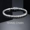 Luxury Hiphop IED Out 3mm 4mm 5mmTennis Bracelet Full Diamond Plated Wedding Party Jewelry Bracelets for Women Man