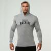 Muscleguys Мужская футболка с длинными рукавами и принтом «МАШИНА», модная нижняя рубашка, красивый свитер с капюшоном в стиле поп, одежда для бега