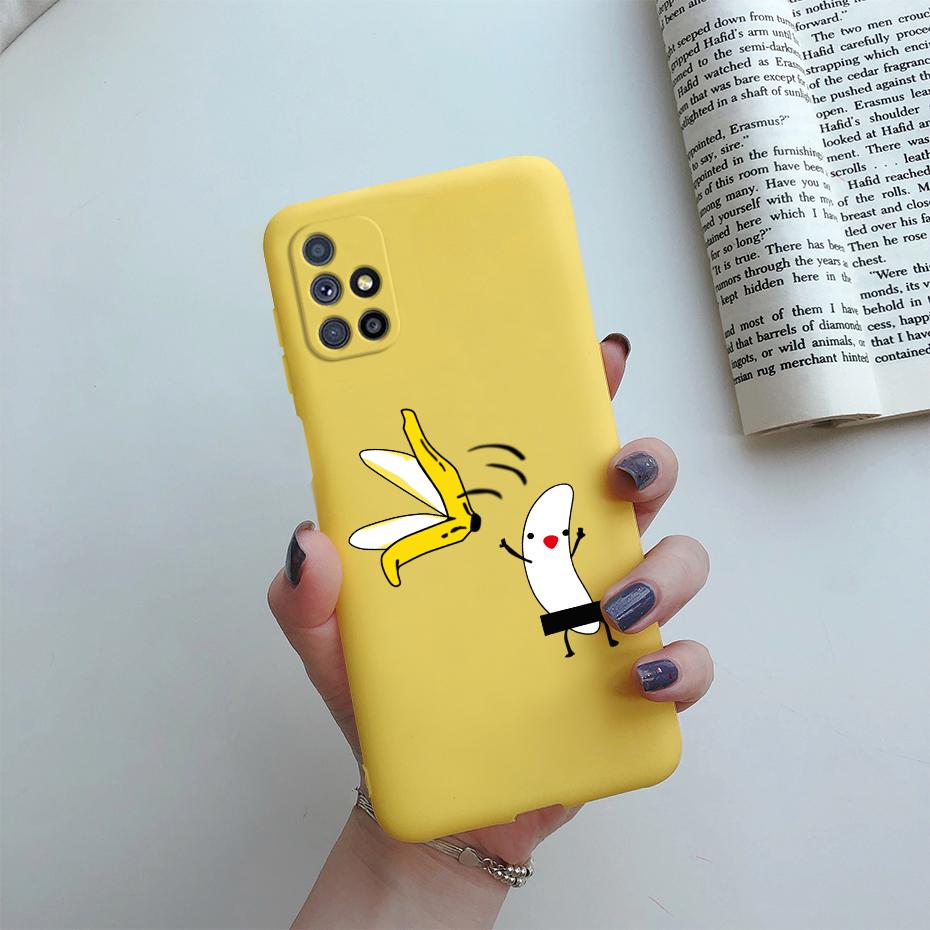 Чехол для Samsung Galaxy M51 Чехол для телефона Милый Мультяшный Кот Мягкий на ощупь Силиконовый Чехол для Samsung M51 M 51 M515 SM-M515F Чехол Funda