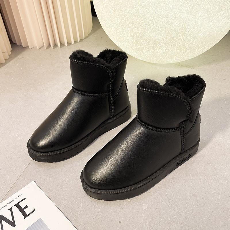 Мода 2024 года, новые классические утолщенные пушистые женские зимние сапоги, удобные теплые ботильоны, женская зимняя обувь, массивные ботинки Mujer