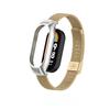 Подходит для ремешка Xiaomi band 10, ремешок с сетчатой застежкой из нержавеющей стали, металлический ремешок-заменитель для mi band 9 8