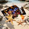 Custom Name Personalized Five Nights at Freddy's Print Beach Towel, for Trip Camping Beach Party Home Decor, Birthday Gift for Family & Friends