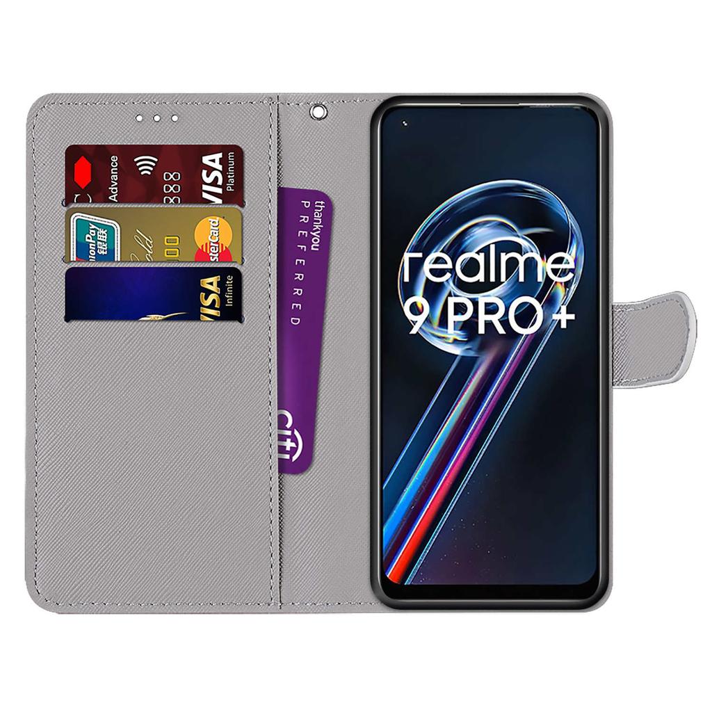 Роскошный окрашенный кожаный чехол-книжка, защитный чехол для Realme GT Neo3/Realme 9 Pro Plus/Oppo Find X5 Pro/Oppo A57 A77 A36 A11X A58 A8X