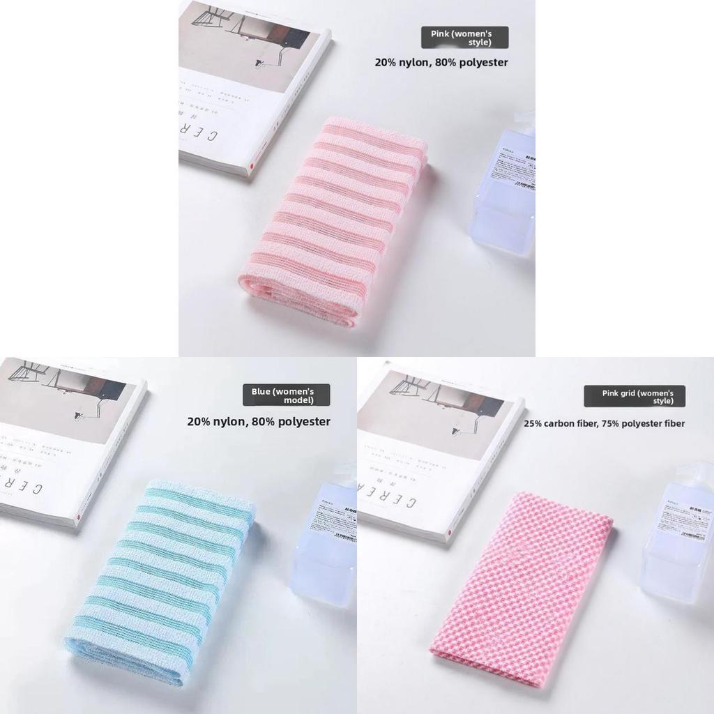 Bath Towel Washcloths For Adults Pva Long Back Scrubber With Mesh Design For Home Spa Use