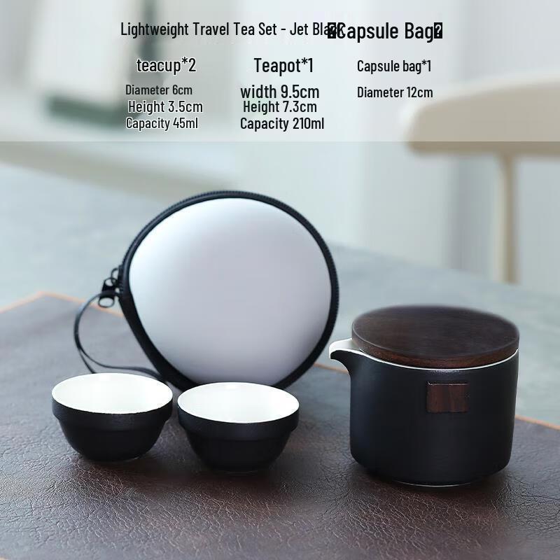 Shangqi Japanese Style Portable Ceramic Travel Tea Set