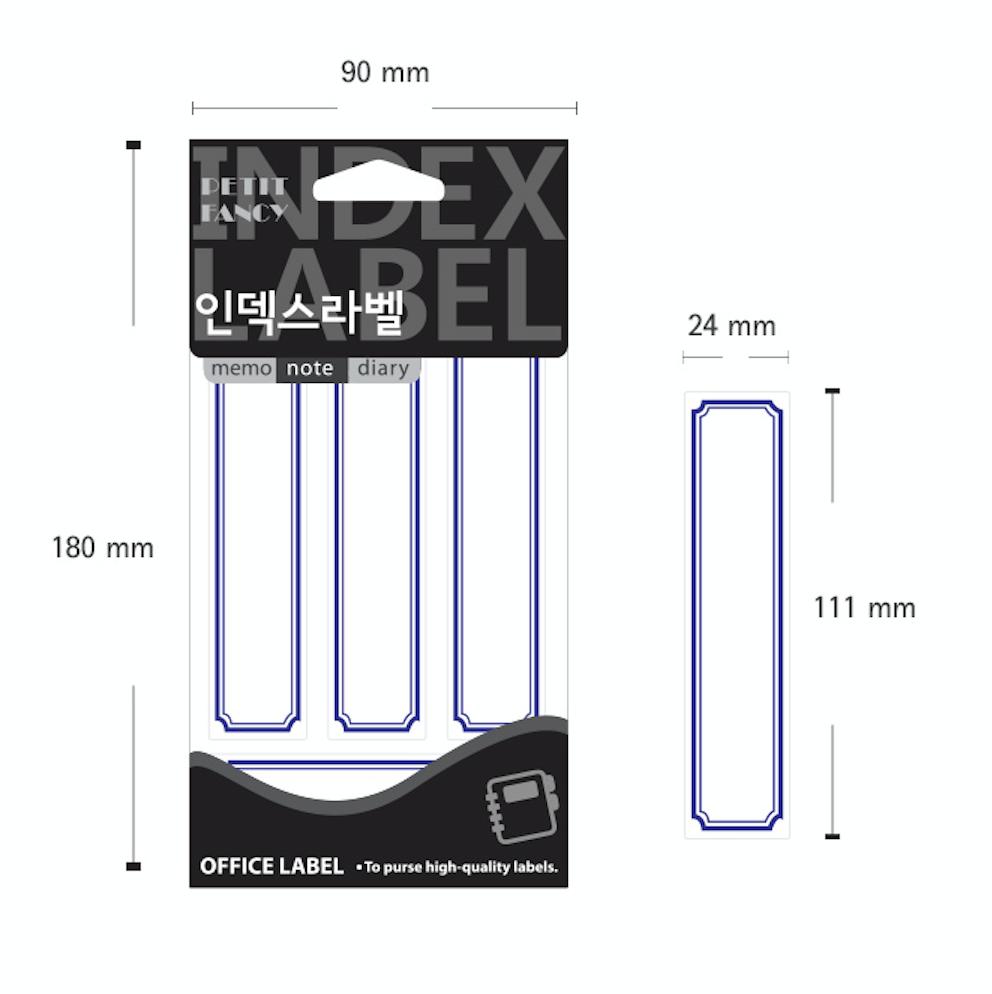 Petit Fancy Наклейки для этикеток (по 10 шт. каждая) Указательная этикетка / Этикетка категории / Офисная этикетка / Наклейки для тегов / Инструменты для маркировки / Метка для указателя — 48 вариантов