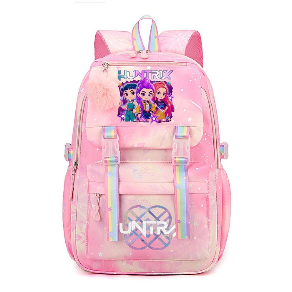 Animation Cartoon Peripheral Printing Korean Version Trend Burden Reduction Backpack Large Capacity Student Leisure Bag