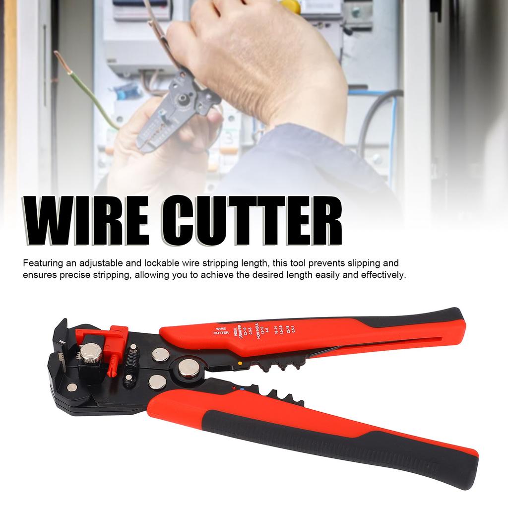 Автоматический стриппер для проводов 5 в 1 Сталь TPR Многофункциональный резак для проводов Инструмент для обжима для электрических разъемов