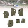 6PCS RC Helicopter Replacement Part Rear RC Helicopter Wing Decorations for Wltoys K170 Remote Control Airplane