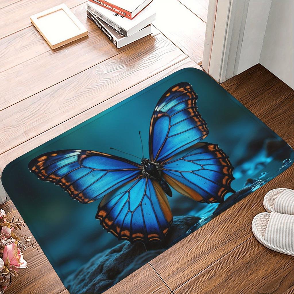 1 шт. Коврик для кухни с 3D-рисунком, Нескользящий придверный коврик, Поп-дизайн, Коврик для ванной комнаты, Коврик для ванной, Ковер для дома, Декор для раковины, Прачечной