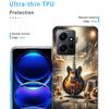 Retro rock Music Electric Guitar Phone Case For Redmi Note 14 15 Pro 5G 13 12 Pro Plus 11 11T 11E 11S 10 Pro 10S 9 9S Cover Cell