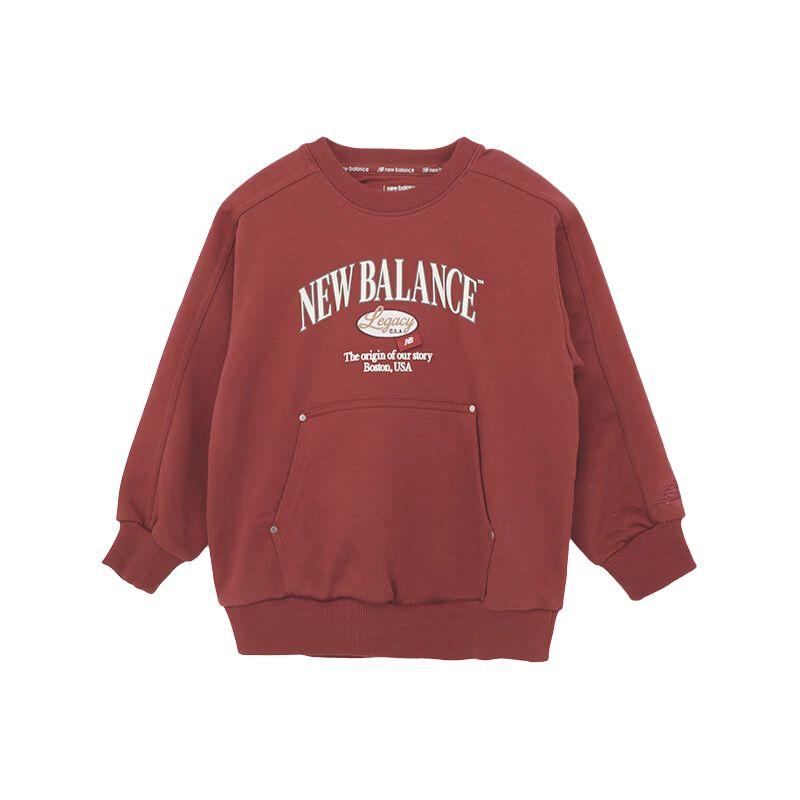 New Balance Kids Sweatshirts Crew Neck Moderate 7ZG1E073-WN