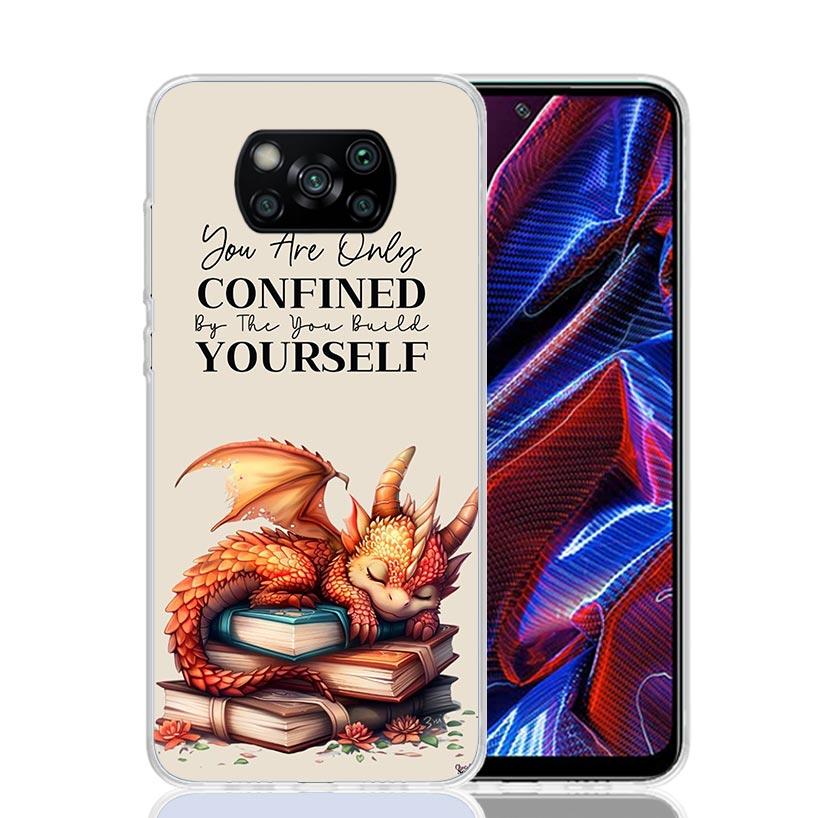 Чехол для телефона F-Fourth W-Wing Dragon для Xiaomi Poco X7 X6 X5 Pro F7 Ultra Redmi 15C 15 13 13C 12 12C 10 10A 10C 9 9A 9C 9T Чехол P